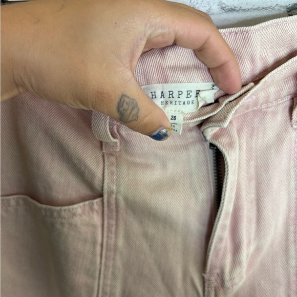 Francesca’s Harper Heritage Abigail Tapered Ankle Strap Jeans - Picture 5 of 6